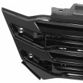 Ho1200228 Factory Style Front Bumper Grill Grille Assembly With Radar Cruise Control For Honda Pilot 2016-2018 Textured Black