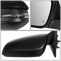 To1320318 Oe Style Driver Side Mirror Manual Folding Power Adjust Heated Glass Turn Signal Memory Blind Spot Detection Puddle