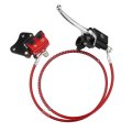 Front Disc Brake Master Cylinder Caliper Assembly Kit For 50cc 70cc 90cc 110cc 125cc Chinese Dirt Bike Pit Atv Scooter Red 