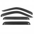 Tape On External Window Visor For 2002-2007 Jeep Liberty Slim Style Acrylic Smoke Tinted Semi-transparent Sun Rain Shade Guard 