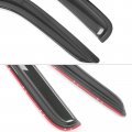 Tape On External Window Visor For 2002-2007 Jeep Liberty Slim Style Acrylic Smoke Tinted Semi-transparent Sun Rain Shade Guard