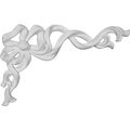 Ekena Millwork Onl08x13x01ve-r 8 1 4-inch W By 13-inch H 7 8-inch P Versailles Medium Ribbon With Bow Onlay Right 