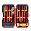 13pcs 1000v Changeable Insulated Screwdrivers Set With Magnetic Slotted Phillips Pozidriv Torx Bits Electrician Repair Tools