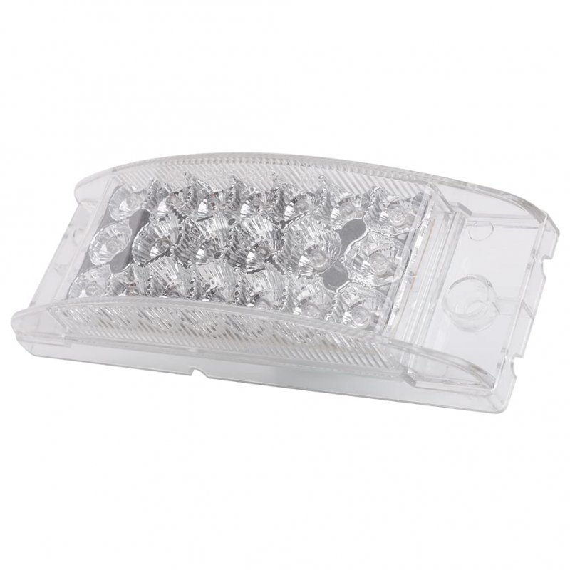 6 In Red Led Cab Marker Lights 2 Pack Clear Lens Fender Turn Signal Indicator Lamps For Truck Bus Boat Suv Atv Trailer 20 12v