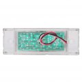 6 In Red Led Cab Marker Lights 2 Pack Clear Lens Fender Turn Signal Indicator Lamps For Truck Bus Boat Suv Atv Trailer 20 12v