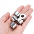 Uxcell 10pcs Stainless Steel Spacer 3 8 Bore X 4 Od 1 2 Length Screw Standoff Bushing Plain Finish Round Metal For Screws Bolts