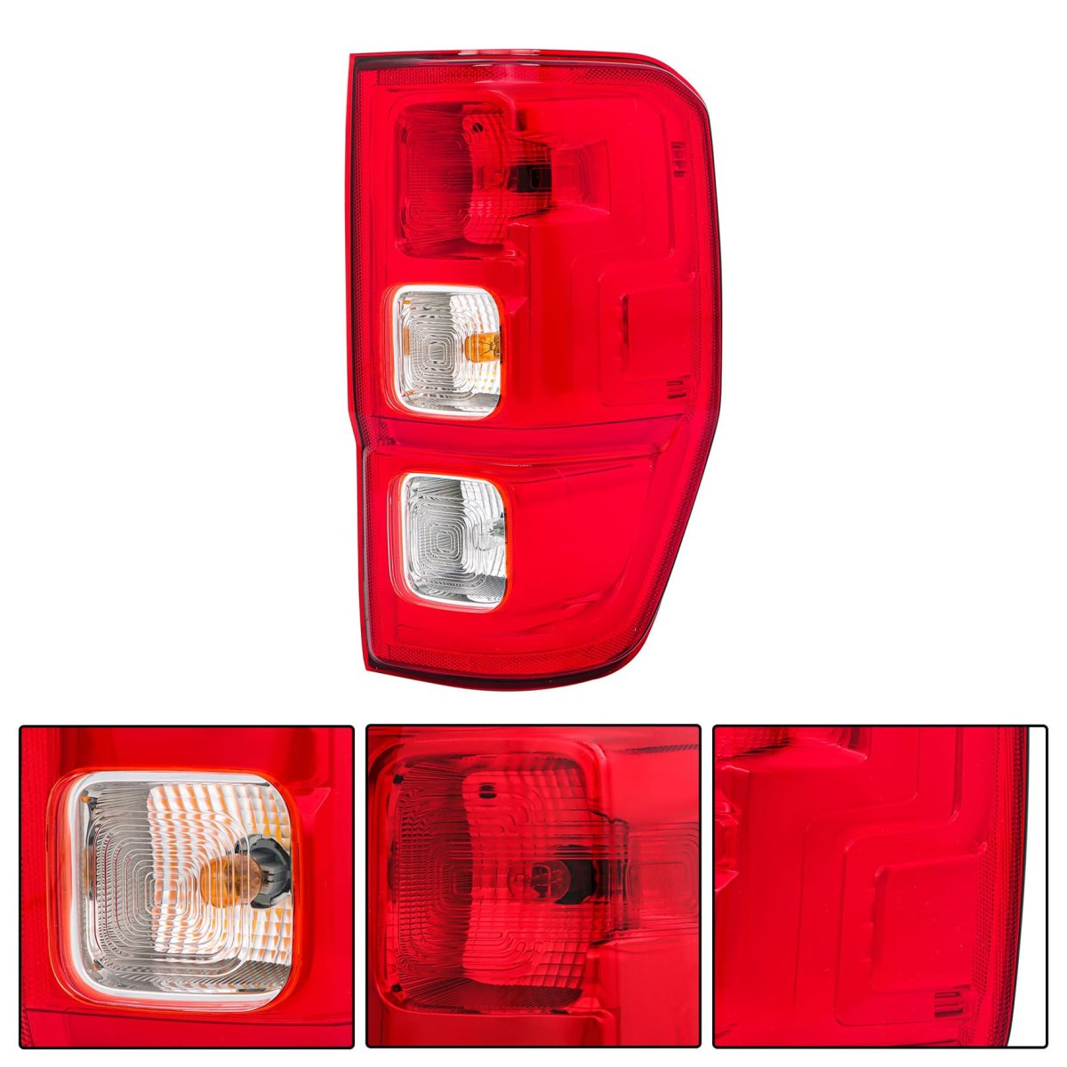 Passenger Side Tail Light Brake Lamp Replacement For Ranger 2019 2022 Halogen Rear Right Assembly Kb3z 13404 F Red And Clear