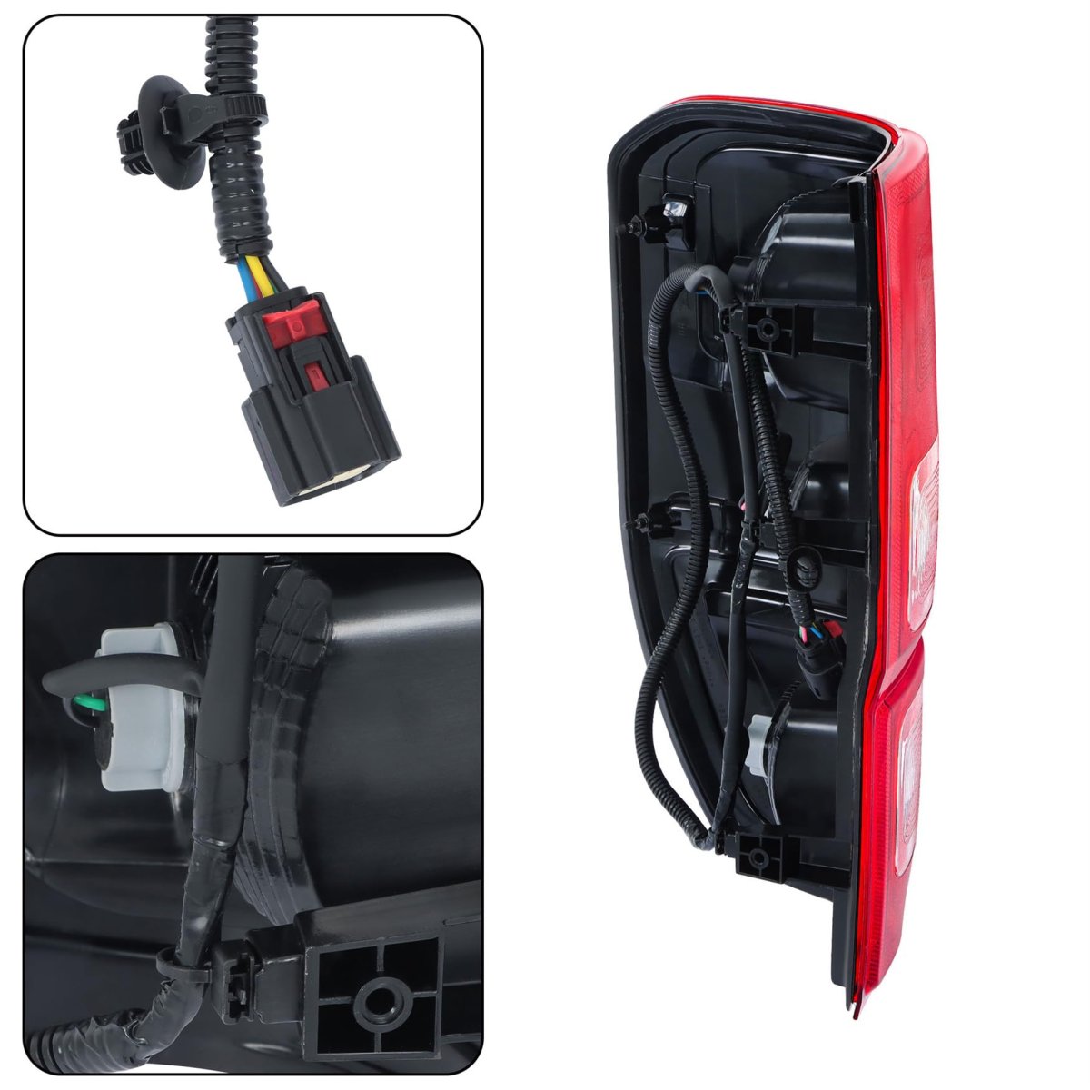 Passenger Side Tail Light Brake Lamp Replacement For Ranger 2019 2022 Halogen Rear Right Assembly Kb3z 13404 F Red And Clear