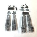 Polish Front Rear Foot Pegs Footrest Kit For Suzuki Gsxr 600 750 2000 To 2011 And 1000 Aluminum Silver 