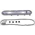 Left Engine Valve Cover Kit 12570427 For Yukon 1999 2006 Sierra And Savanna V8 Corvette 1997 2008 Camaro 1998 2002 With Gasket 