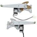 748-580 Rear Left And Right Window Regulator With Motor Fit For 2007-2014 Toyota Yaris