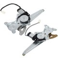 748-580 Rear Left And Right Window Regulator With Motor Fit For 2007-2014 Toyota Yaris