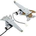 748-580 Rear Left And Right Window Regulator With Motor Fit For 2007-2014 Toyota Yaris
