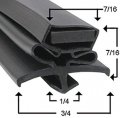 Passeal Tbb-24gal-72-s Gasket Magnetic Door Seal 20 1 4 X 30 Compatible With Part 811136