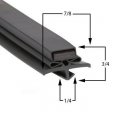 Passeal Tbb-24gal-72-s Gasket Magnetic Door Seal 20 1 4 X 30 Compatible With Part 811136