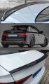 Real Carbon Fiber Cat Style Duckbill Highkick Trunk Spoiler Wing Compatible For 2017-2022 Audi A4 S4 Sline B9