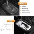 Gear Shift Panel Cover Trim For Jeep Wrangler 2012 2018 Jk Jku White Anodized Aluminum Frame Box Interior Decoration