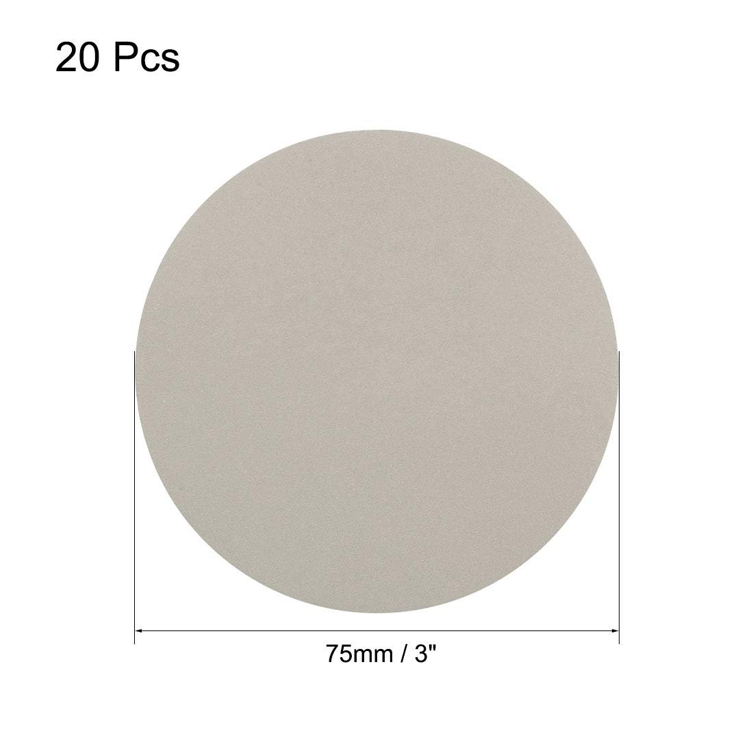 3 In Wet Dry Sanding Discs 3000 Grit Hook And Loop Silicon Carbide Sandpaper For Orbital Sander 20 Pieces