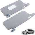 Left Right Sunvisor 2pcs Gray Replacement For Civic 1996 1997 1998 1999 2000 2001 