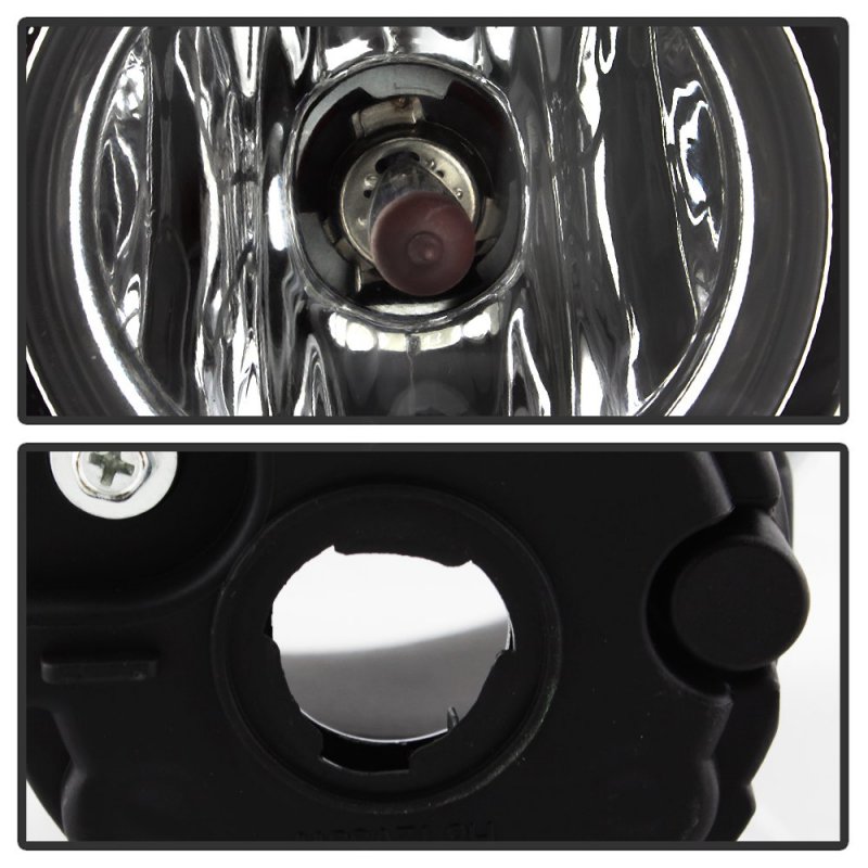 Chrome Housing Oe-style Front Fog Light Driving Lamp Assembly W Bezel For 2017-2019 Nissan Rogue Sport Driver Passenger Side