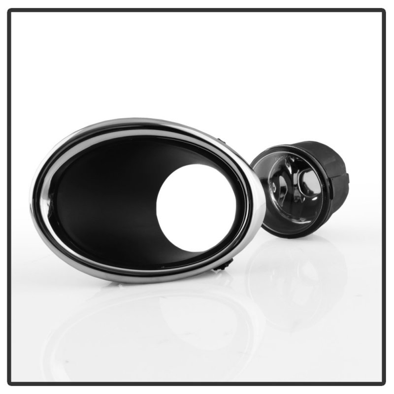 Chrome Housing Oe-style Front Fog Light Driving Lamp Assembly W Bezel For 2017-2019 Nissan Rogue Sport Driver Passenger Side