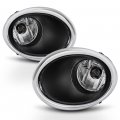 Chrome Housing Oe-style Front Fog Light Driving Lamp Assembly W Bezel For 2017-2019 Nissan Rogue Sport Driver Passenger Side 
