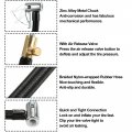 X Autohaux 79 Tire Inflator Hose Adapter Dual Lock On To Connection Air Chuck With For Standard Valve Fine Thread Release