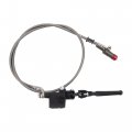 Goofit Black 1200mm Hydraulic Clutch Lever Master Cylinder Fluid Reservoir Replacement For 125cc 250cc Vertical Engine Off Road
