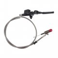 Goofit Black 1200mm Hydraulic Clutch Lever Master Cylinder Fluid Reservoir Replacement For 125cc 250cc Vertical Engine Off Road