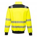 Portwest Pw370 Hi-vis Reflective Sweatshirt Yellow Black X-large