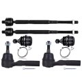 6-piece Fit 2011-2014 For Chrysler 200 2007-2010 Sebring 2008-2014 Dodge Avenger 2009-2015 Journey Front Outer Inner Tie Rod 