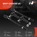 A-premium Set Of 4 Front Inner Outer Tie Rod End Kit Compatible With Buick Chevrolet Oldsmobile Pontiac 1993-1996 Century