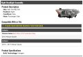 Right Passenger Side Halogen Headlight Assembly Compatible With 2012-2017 Nissan Quest From 03 2012 Vehicle Production