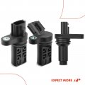 A-premium Left And Right 3-pc Engine Camshaft Crankshaft Position Sensors Compatible With Infiniti G35 2007 3 5l Rwd Replace