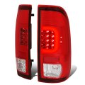 Auto Dynasty Rear Tail Lights For 2008-2016 Ford F-250 F-350 F-450 F-550 Super Duty Driver And Passenger Side 3d Led C-syle 