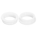 2pcs Rubber Grommets 2-1 4 57mm Drill Hole 1-7 8 47mm Id Top Hat Grommet White Silicone Plug Gasket For Wiring Automotive 