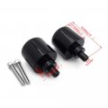 Hongk- Black Bar Ends Compatible With Cbr600 Vfr800 Cb919 900rr 929rr 954rr Vtr Rc51 Gl1800 B01c0sz0fe