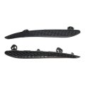 Rear Bumper Moldings Pair For Mercedes Benz E63 Amg S 2014 2015 2016 Driver And Passenger Side Black Sedan With Styling Pkg 