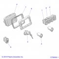 Polaris Off Road Switch-lock Diff 4x2 Genuine Oem Part Qty 1