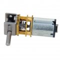 Jutagoss Dc Worm Gear Motor Mini Deceleration Reduction Single Shaft Turbine Reducer For Rc Car 6v 20rpm