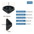 Tower Shaped Grommet 4 Pcs 4-5 16 110mm Inner Diameter Rubber Grommets Firewall Plug Hole For Wire Cable Plumbing Black