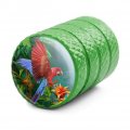 Scarlet Macaw Jungle Valve Stem Caps For Tire Rim Wheel Aluminum Green