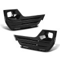 Front Bumper Fog Light Cover Pair Gloss Black For Gmc Terrain At4 Slt 2022 2023 2024 Abs Plastic Left And Right Side 
