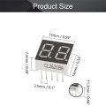 Othmro Common Cathode 10 Pin 2 Bit Seven Segment Display Led Digital Tube 59 55 0 28 L W H Red Number Tubes 10pcs