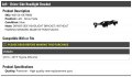 Left Driver Side Headlight Bracket Compatible With 2014-2019 Toyota 4runner Without Parking Sensors