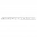 7pcs Multimedia Panel Button Cover Sticker Silver Aluminium Alloy Dash Repair Kit Fit For Jaguar Xf 2012 To 2015