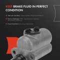 A-premium Brake Master Cylinder With Reservoir And Cap Compatible Chevrolet Vehicles Corvette 1953-1962 Replaces 18010156