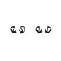 Disc Brake Hardware Set For Toyota Matrix 2009 2010 2011 2012 2013 Front Axle Alx-pau-df-340-76026-cla19 Black Standard