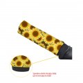 Belidome Abstract Hippie Flower Car Handbrake Cover Gear Shift Knob Washable Nonslip 70s Groovy Floral Retro Swirl Wavy Auto