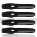 Auto Reflections 8pc Door Handle Covers For Chevy Traverse L Ls Lt 2018-2019 Black W Smart 